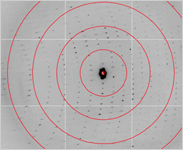 X-ray diffraction pattern